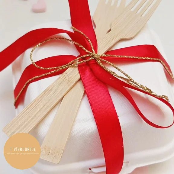 Premium lint satijn - Rood - Cupcakedozen.nl