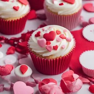 Cerise baking cups (360 st.) - Cupcakedozen.nl