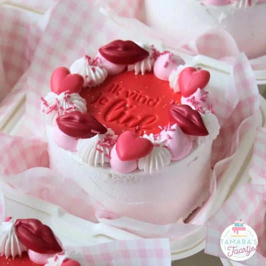 Vetvrij papier - roze ruiten (100 st) - Cupcakedozen.nl
