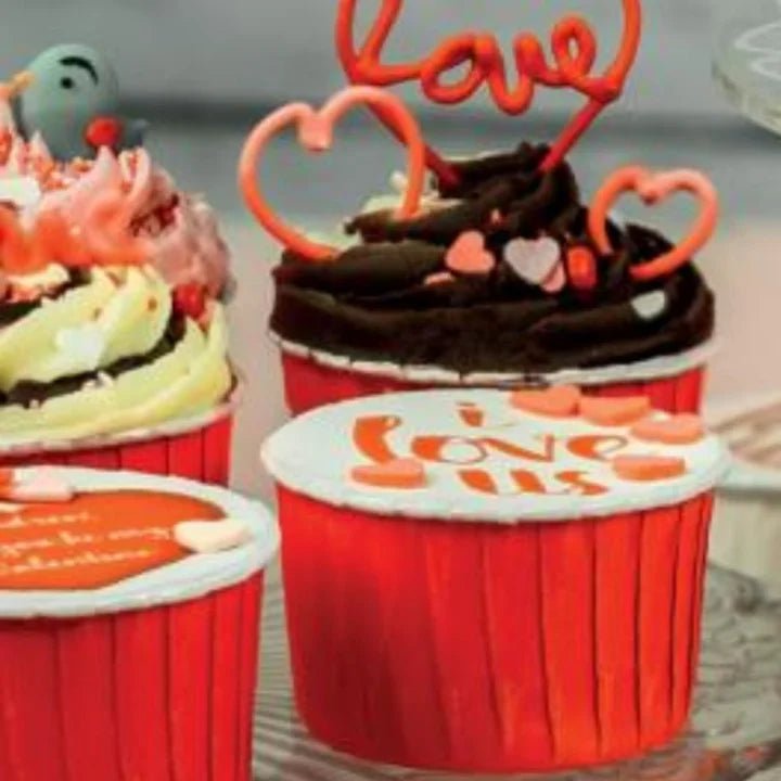 Cupcake bakjes rood (72 st.) - Cupcakedozen.nl