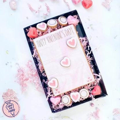 Zwarte (brievenbus)doos voor koekjes (25 st.) - Cupcakedozen.nl