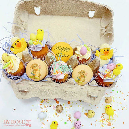 Eco eierdoosje voor 10 sweets (10 st) - Cupcakedozen.nl