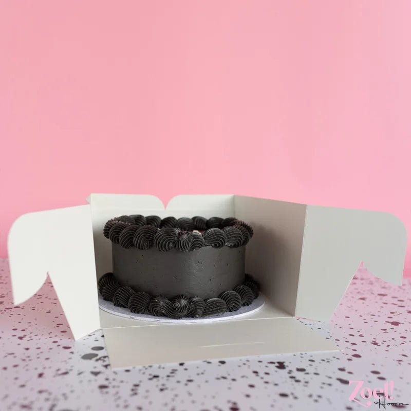 Taartdoos 25x25x15 - luifel (10 st) - Cupcakedozen.nl