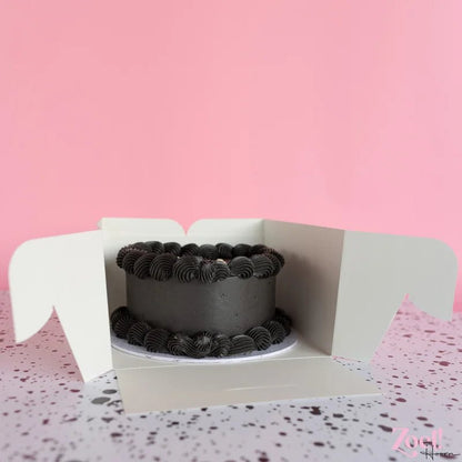 Taartdoos 25x25x15 - luifel (10 st) - Cupcakedozen.nl