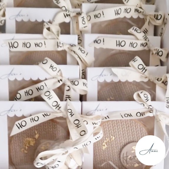Lint katoen - Ho Ho Ho - Cupcakedozen.nl