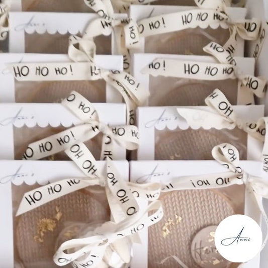 Lint katoen - Ho Ho Ho - Cupcakedozen.nl