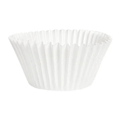 Witte baking cups (500 st) - Cupcakedozen.nl