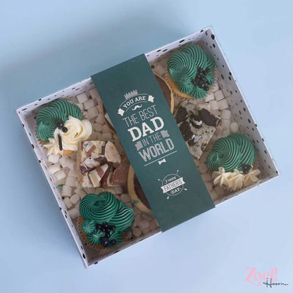 Wikkel Vaderdag (10 st) - Cupcakedozen.nl