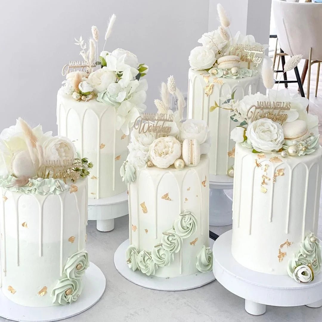 MDF cakeboards Ø23cm - wit glans (10 st) - Cupcakedozen.nl