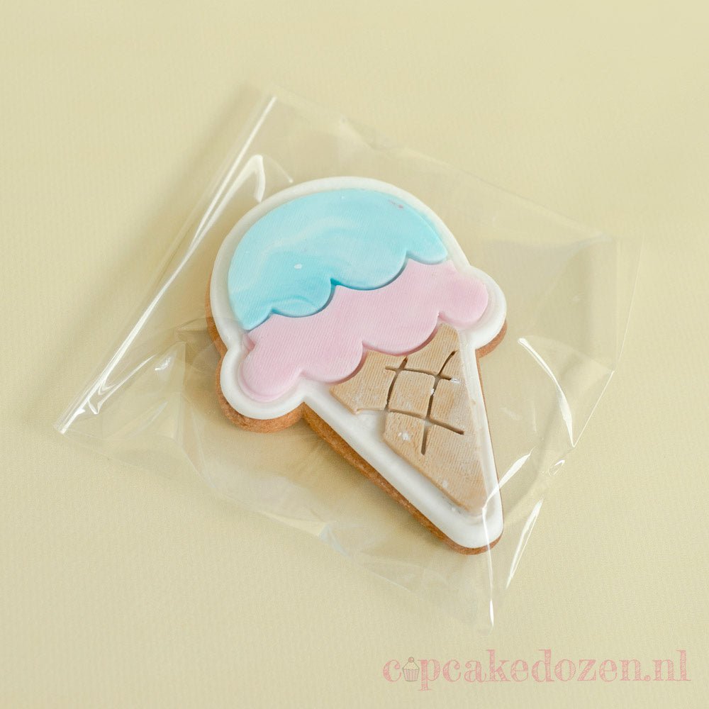 Koekzakjes - 11x15cm (100 st) - Cupcakedozen.nl