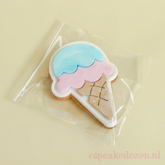 Koekzakjes - 11x15cm (100 st) - Cupcakedozen.nl