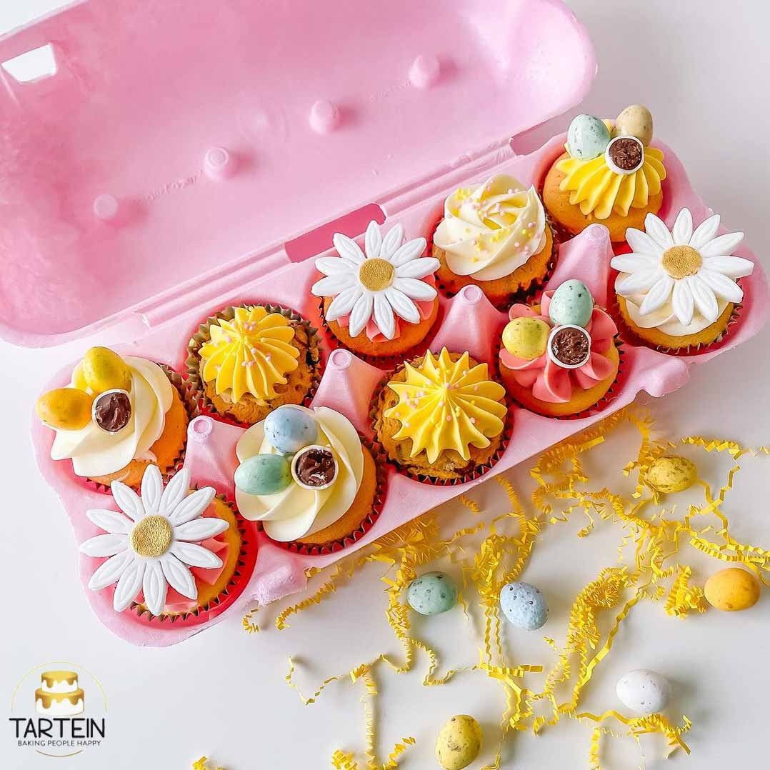 Opvulmateriaal fijn - geel (1 kg) - Cupcakedozen.nl